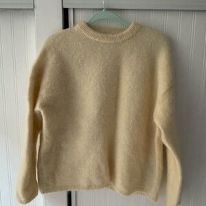 Butter Yellow Mohair H&M Sweater